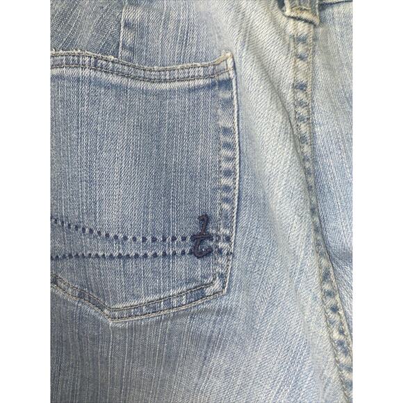 Vintage 90s Y2K Tommy Hilfiger Jeans Women’s 8 Blue Crop Pant Capris Wide Leg - Picture 8 of 8